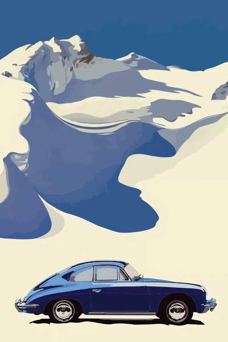 car on epic poster con telaio in legno da hamily