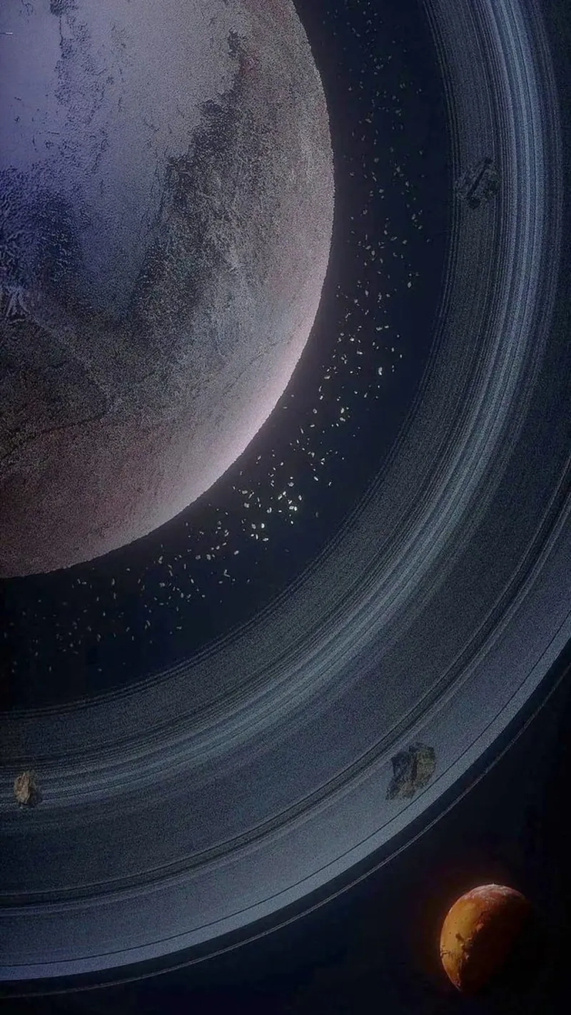 circle line around space poster con telaio in alluminio da melts