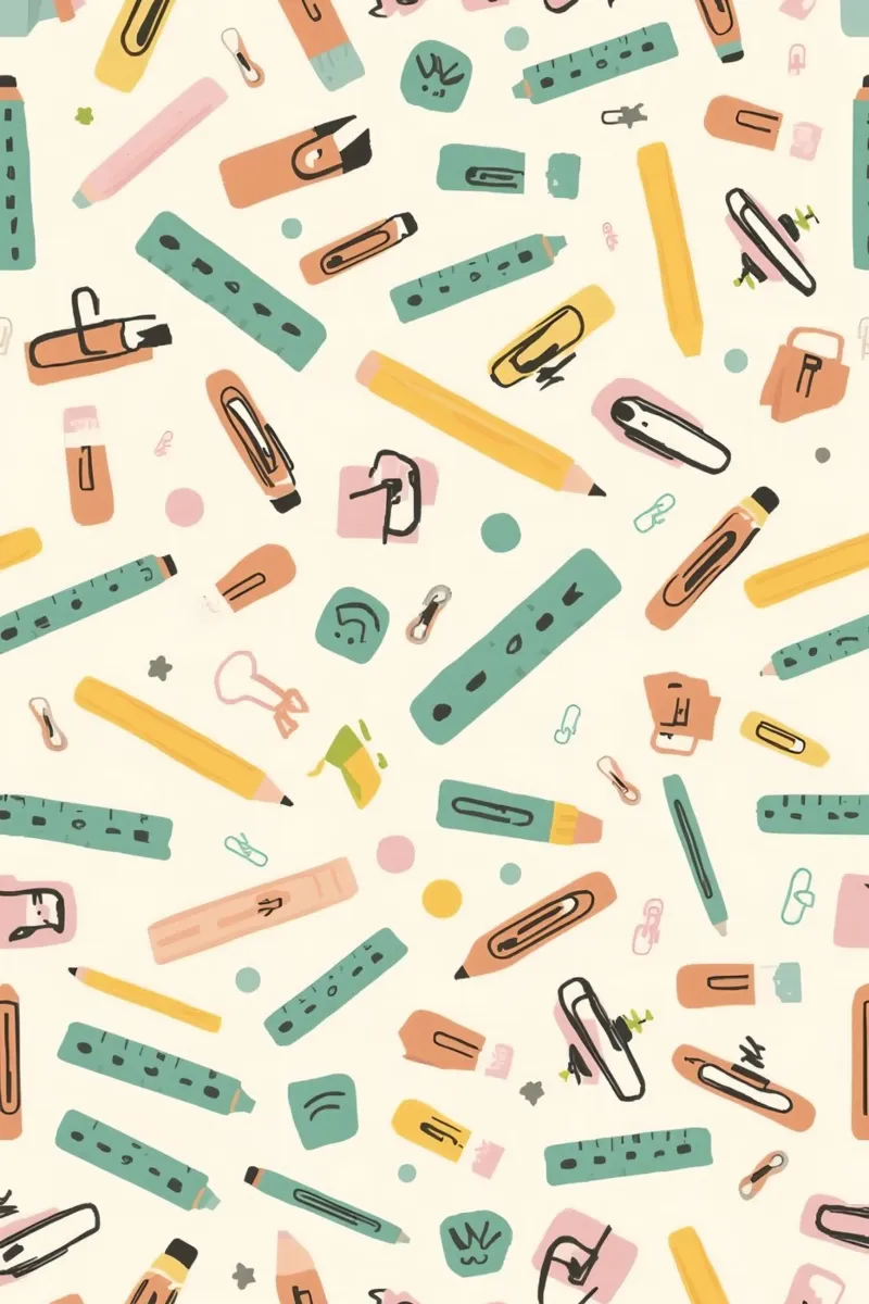 Journal créatif de l'étudiant - Back to School Vibes poster avec cadre en bois de DesignDoodle