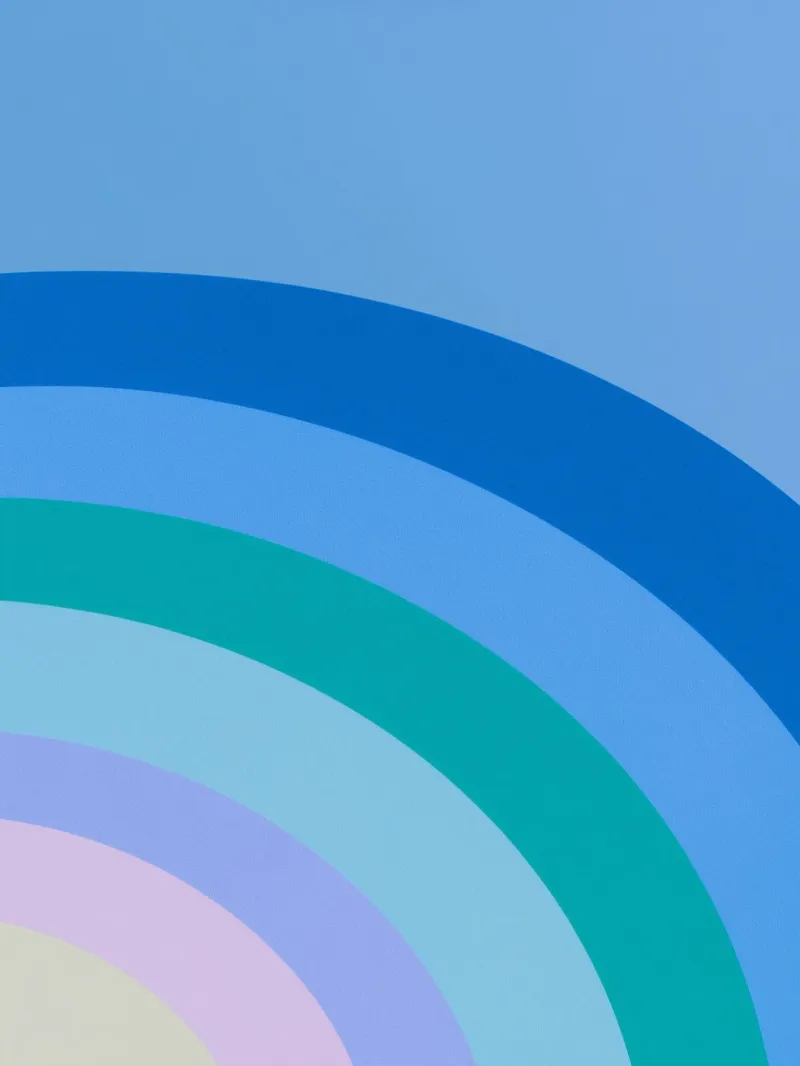 Gradiente di colori arcobaleno poster da Carinaprint