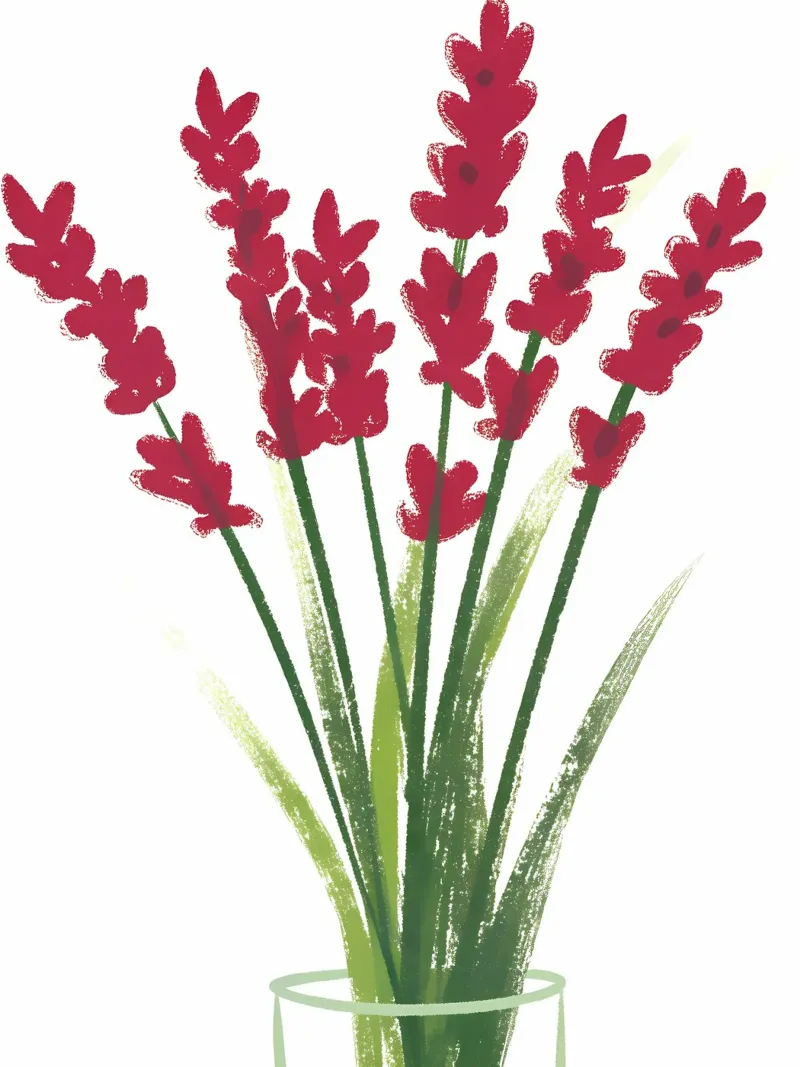 Fiore rosso poster da PREKETEWE