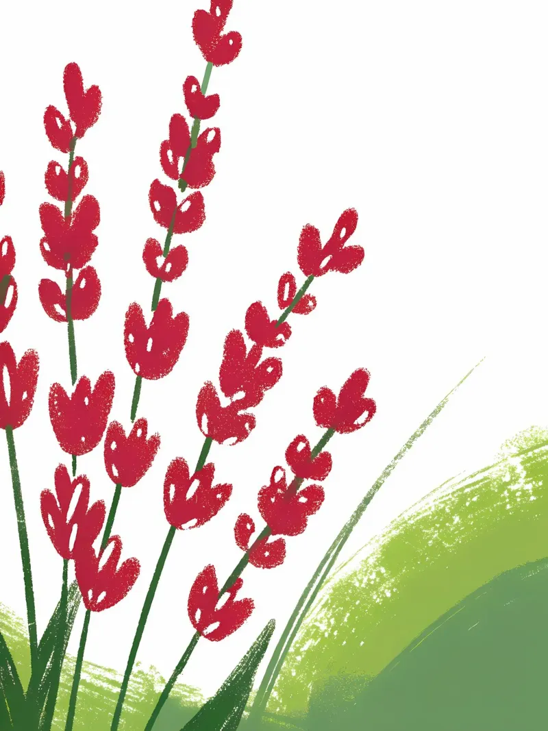 Fiore rosso poster da PREKETEWE