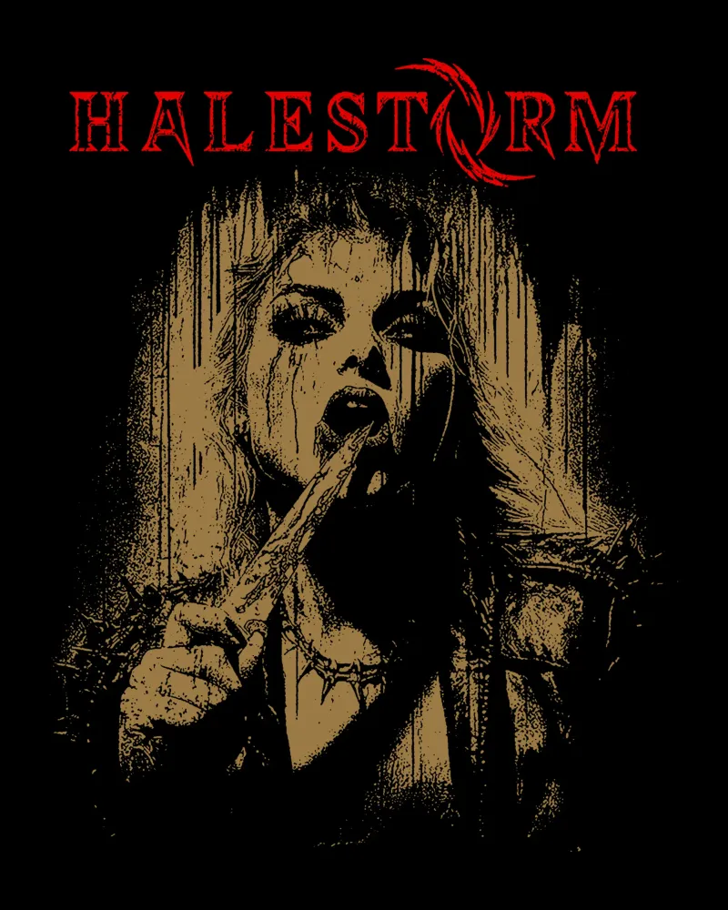 Groupe de filles vintage Halestrom poster de https://www.juniqe.com/uk/shop/Henndraws
