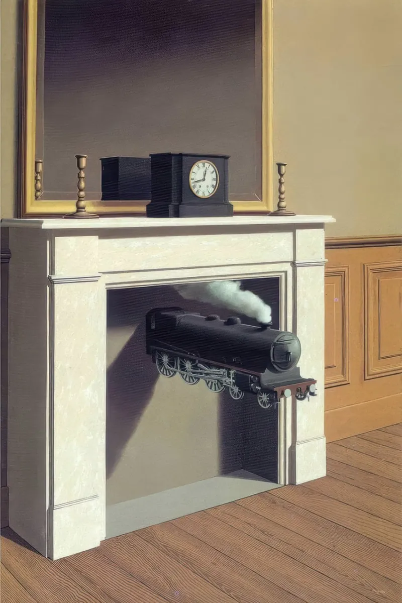 Il tempo trasfigurato, 1938 di Rene Magritte poster da TIGER JHONSON