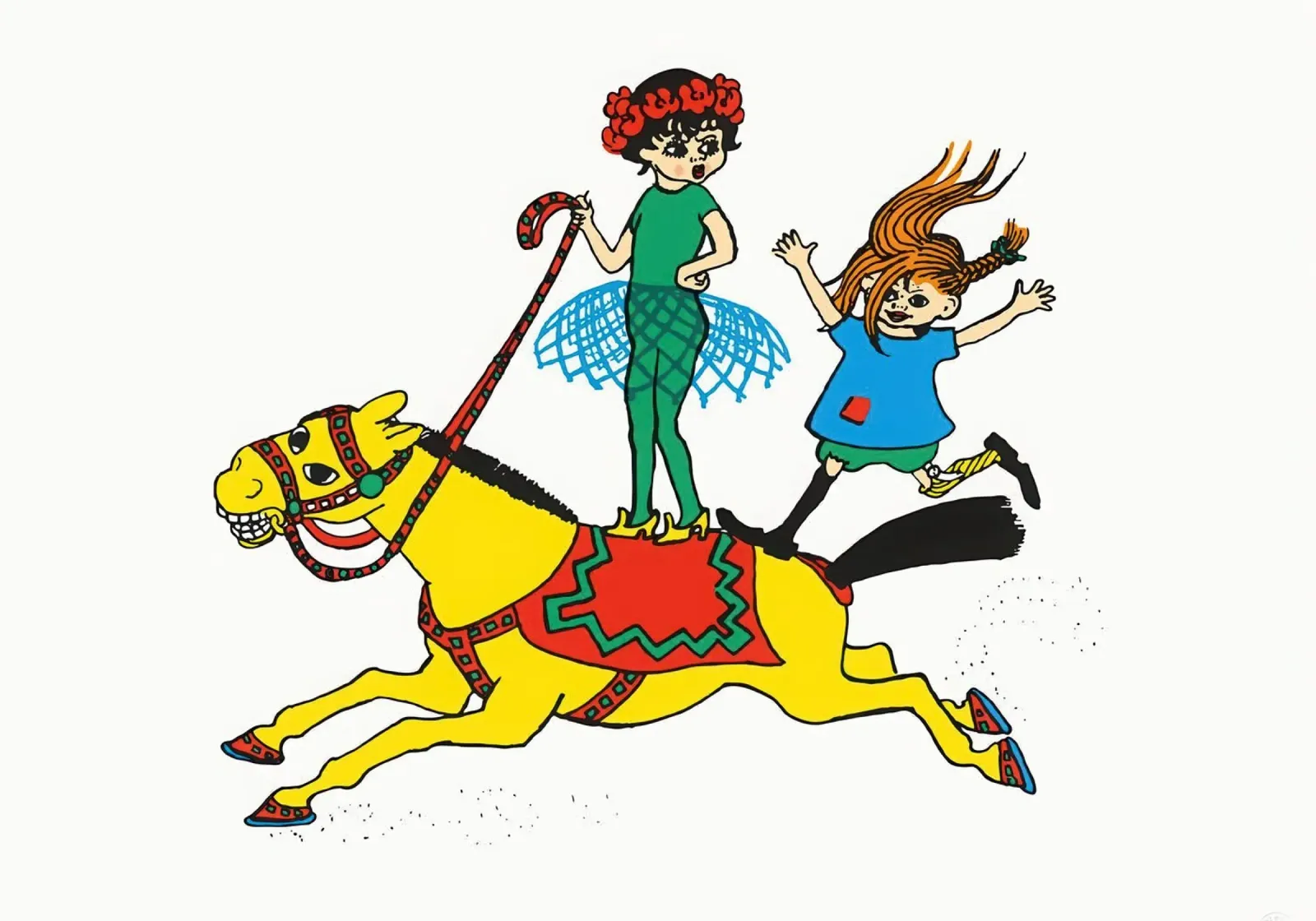 Pippi Goes to the Circus poster by Earl Beeman