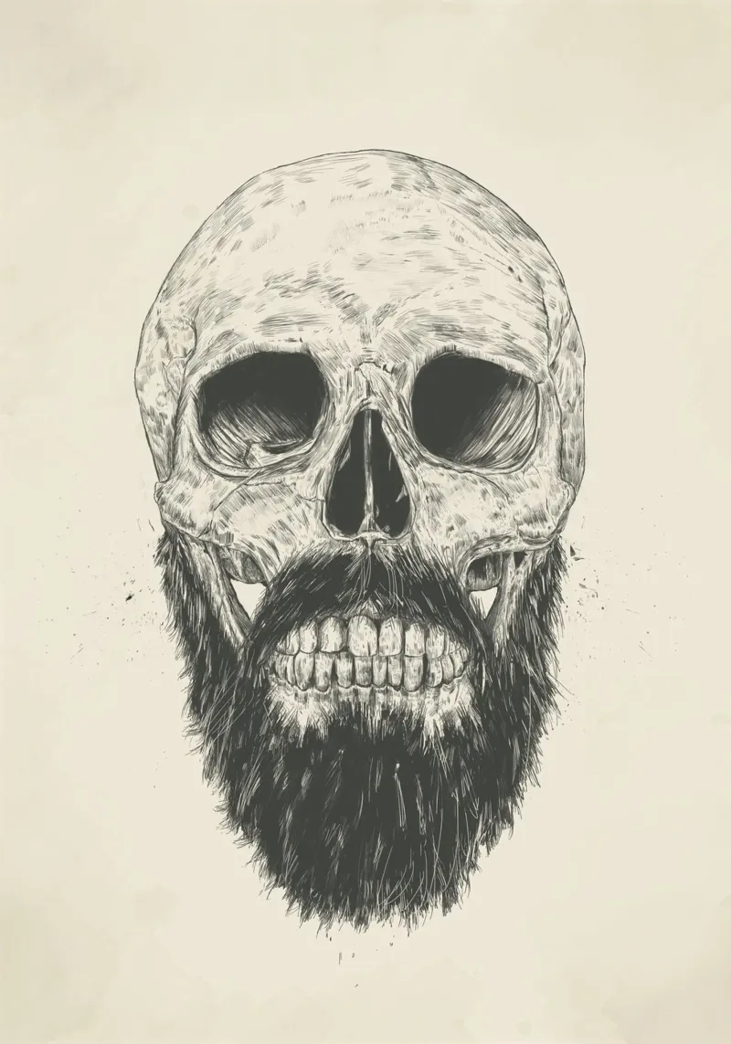 The beard is not dead carta hahnemühle da Balazs Solti