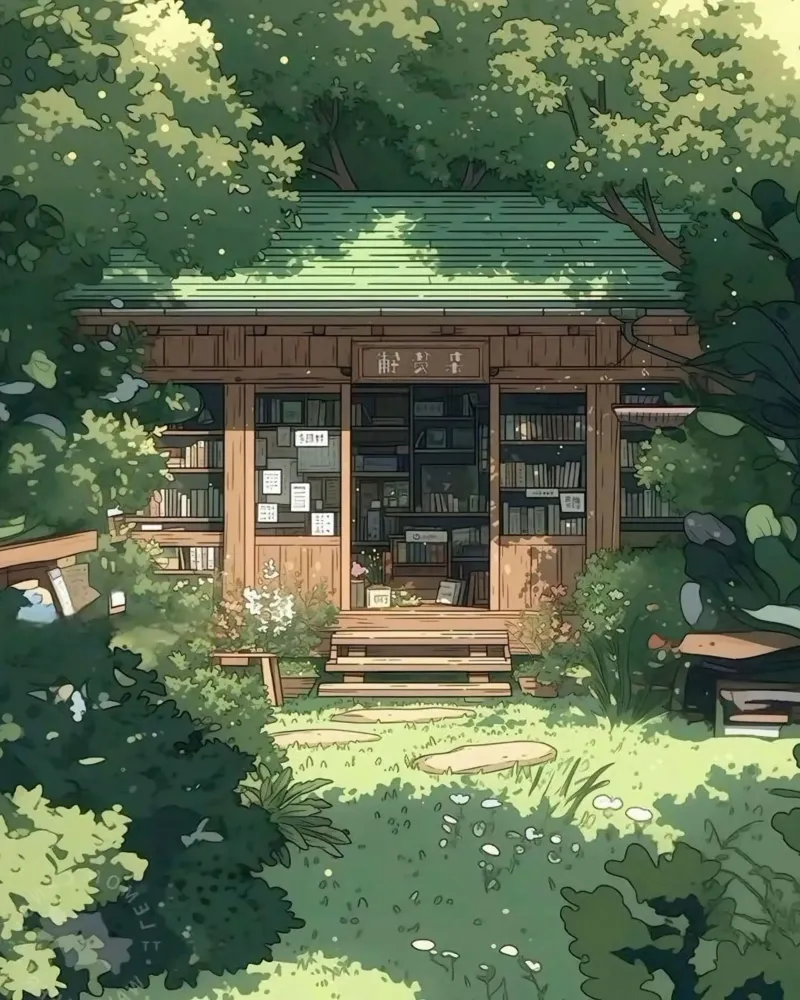 chill house in forest poster da panada