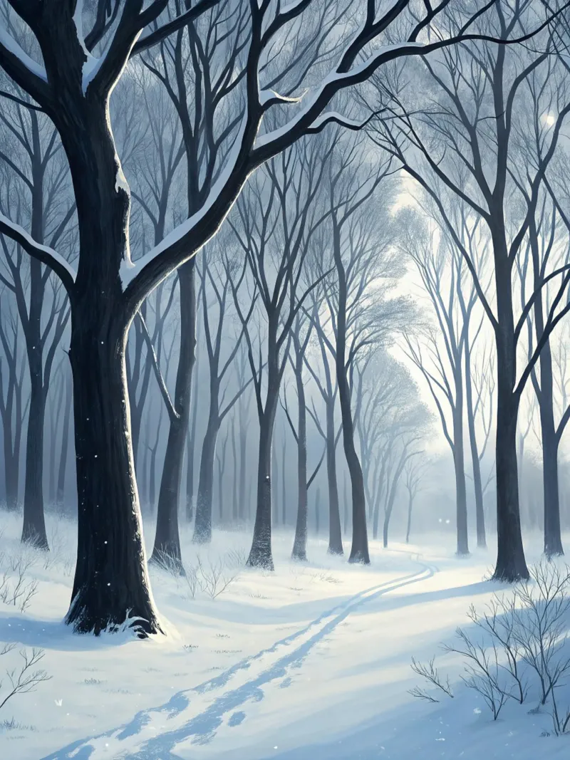 Sussurri di pace invernale poster da Artistic-shop