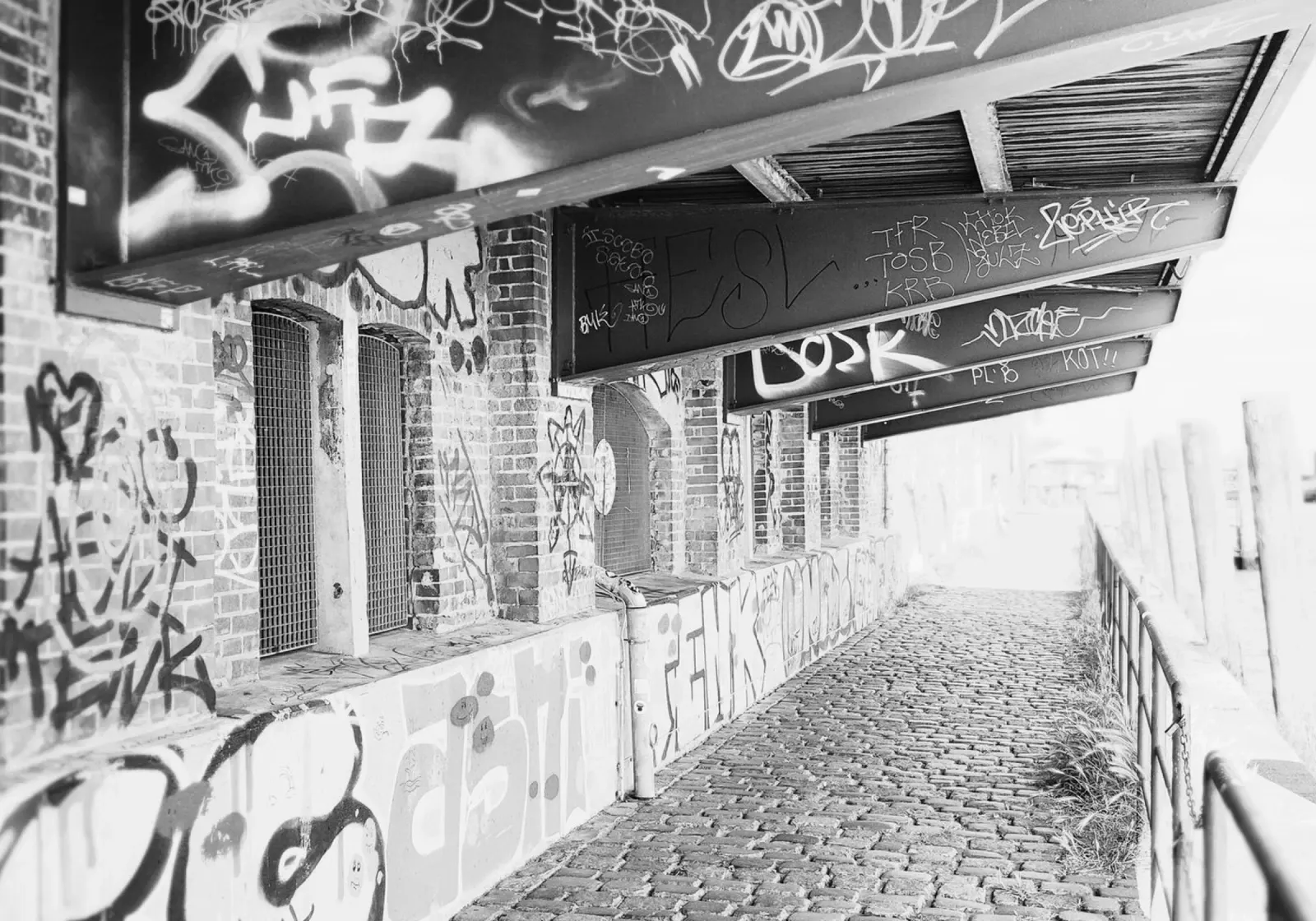 Urban Walls – Hamburg Edition poster con telaio in plastica da DigiWunderwerk