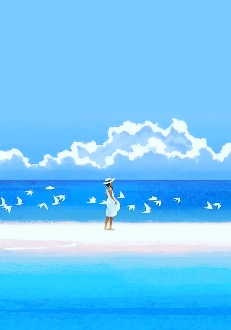 chill in sun with bird poster da sunity