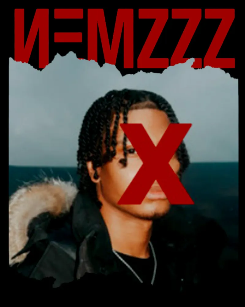 Maglietta Nemzzz - Crack Style Classic poster con telaio in legno da altoquerecords_ve