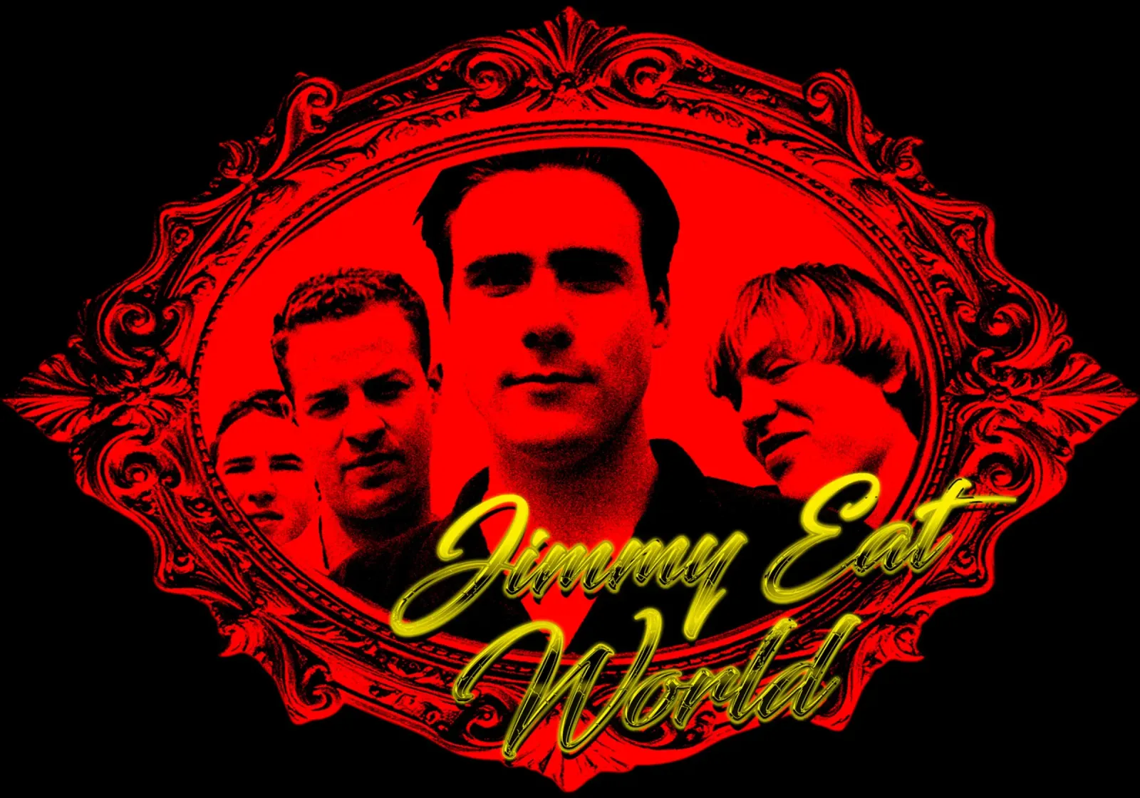 stile grunge Jimmy eat world poster da igoshdesigns