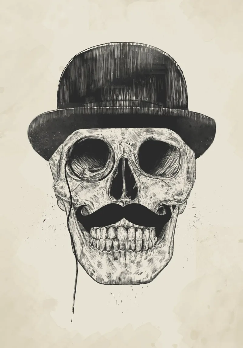Gentlemen never die plexiglas de Balazs Solti