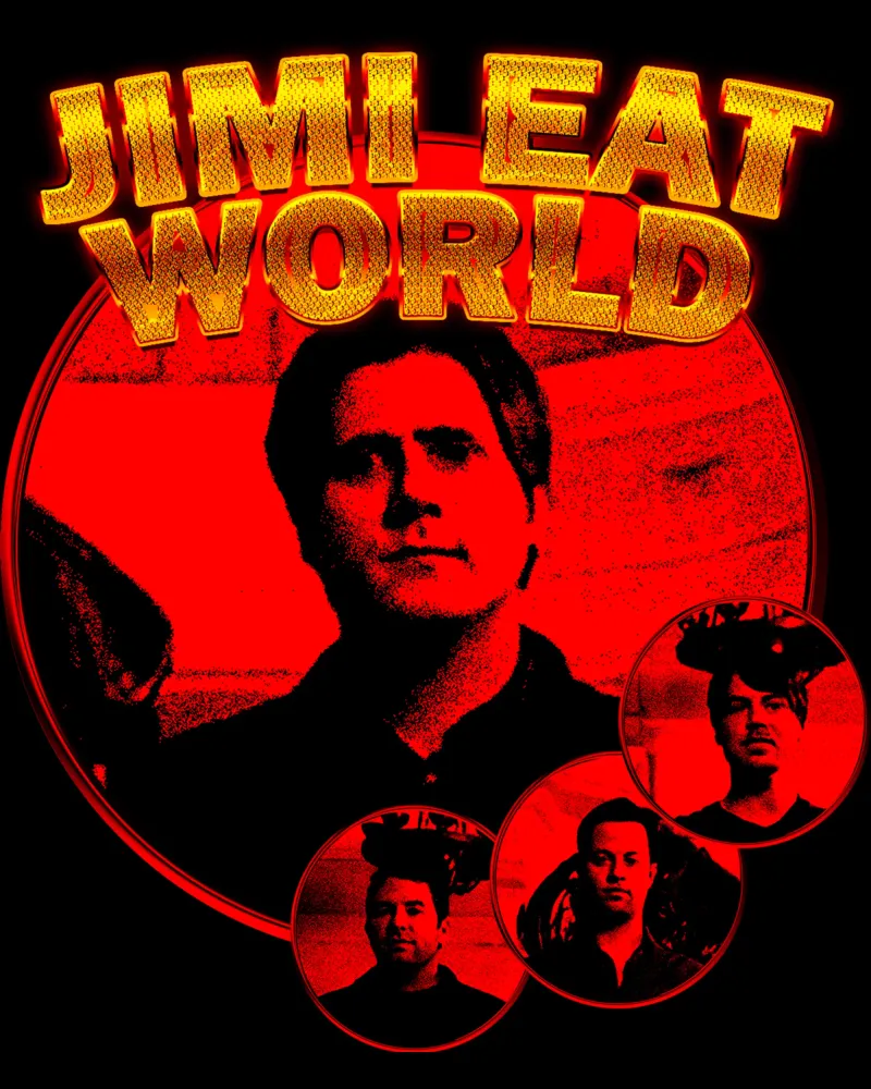 stile grunge Rock Jimmy eat world poster da igoshdesigns