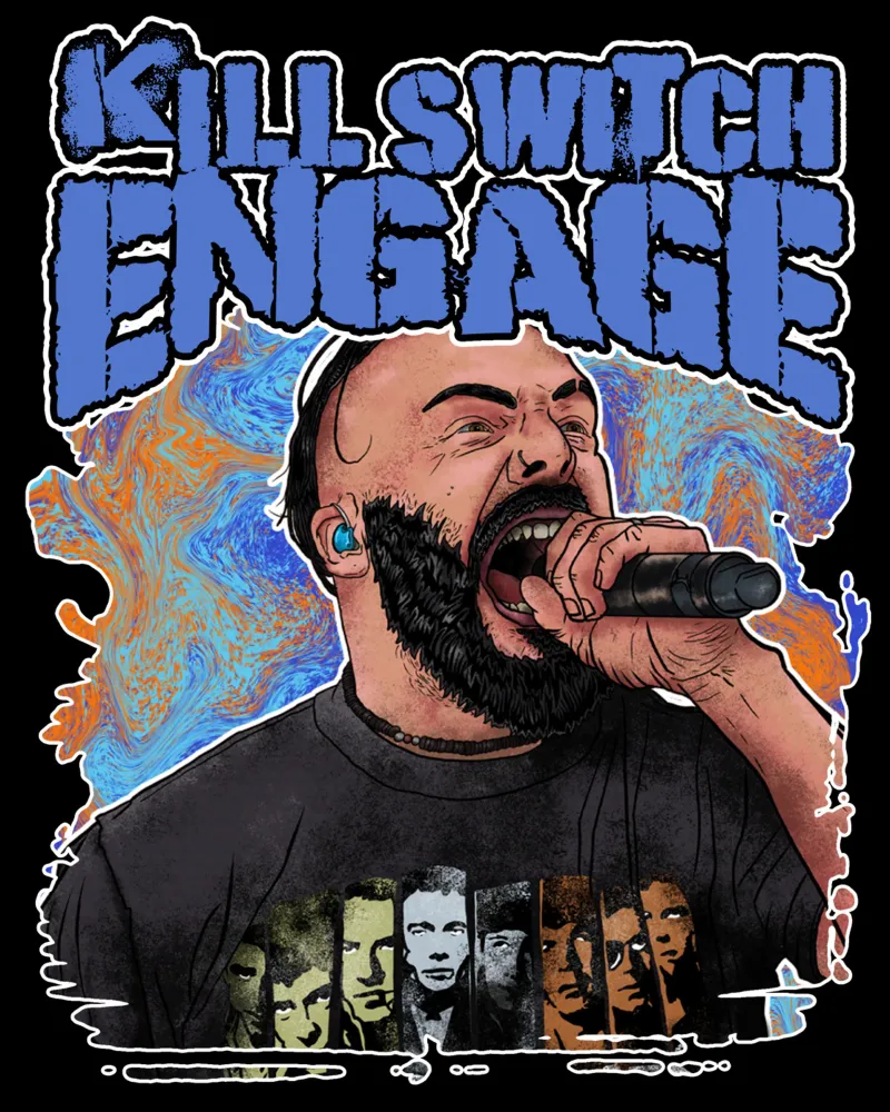 Vettore Killswitch Engage poster da mannys_artt