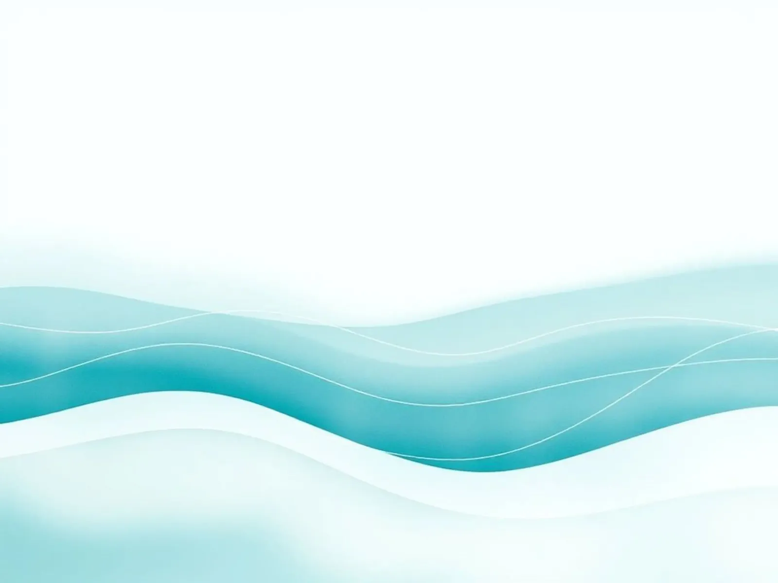 Serene Aqua Waves poster da Artistic-shop
