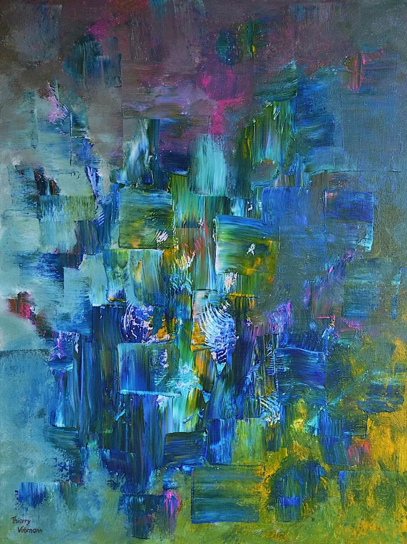 KALEIDOSCOPE poster da Thierry Vobmann Abstract painting