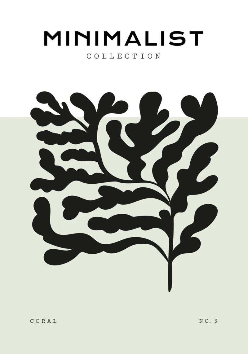 Boho Bohemian 4 Soft Coral 3 Poster von Boho Print Collection