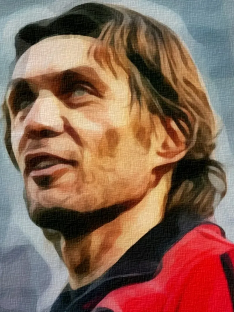 Paolo Maldini poster con telaio in plastica da dan band