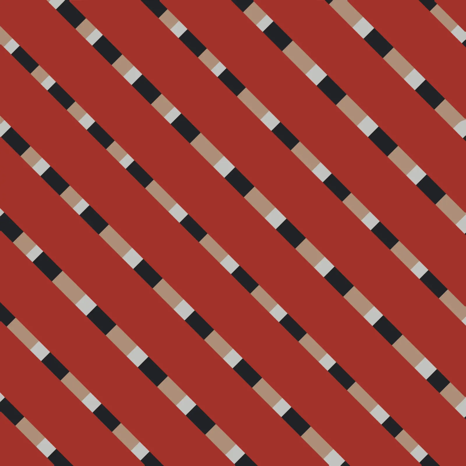 Weaving stripe pattern 13 canvas with Floater frame by Little Dean