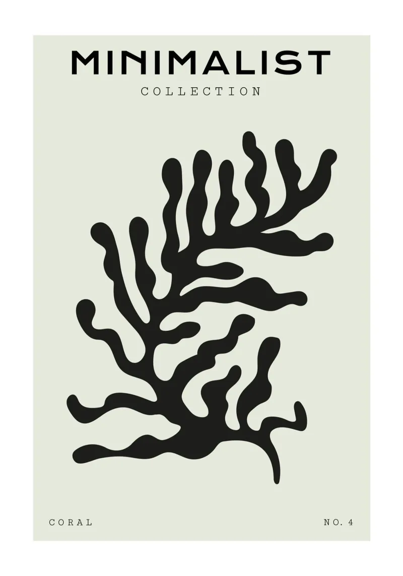 Boho Bohemian 4 Soft Coral 4 pellicola backlit da Boho Print Collection