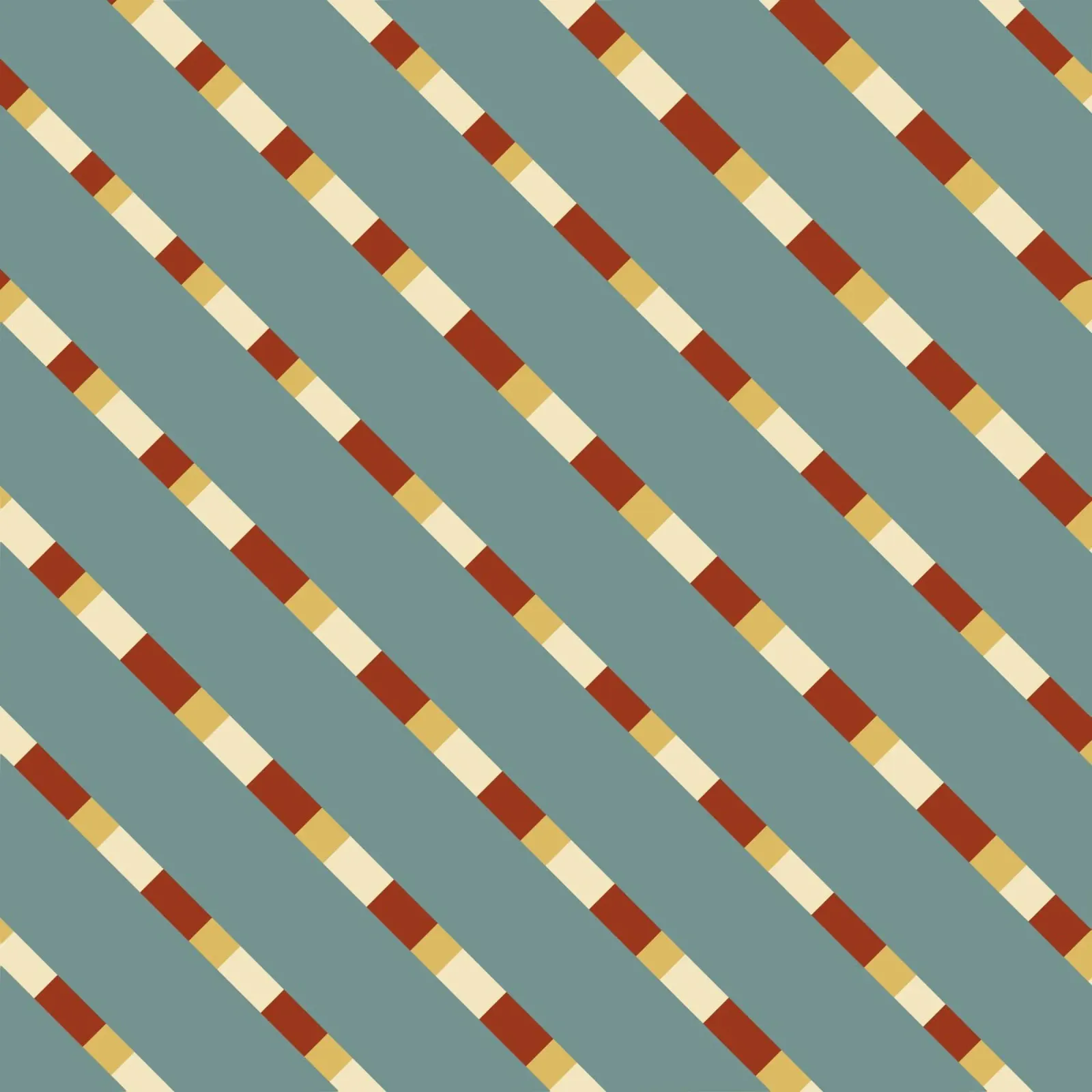 Weaving stripe pattern 14 canvas with Floater frame by Little Dean