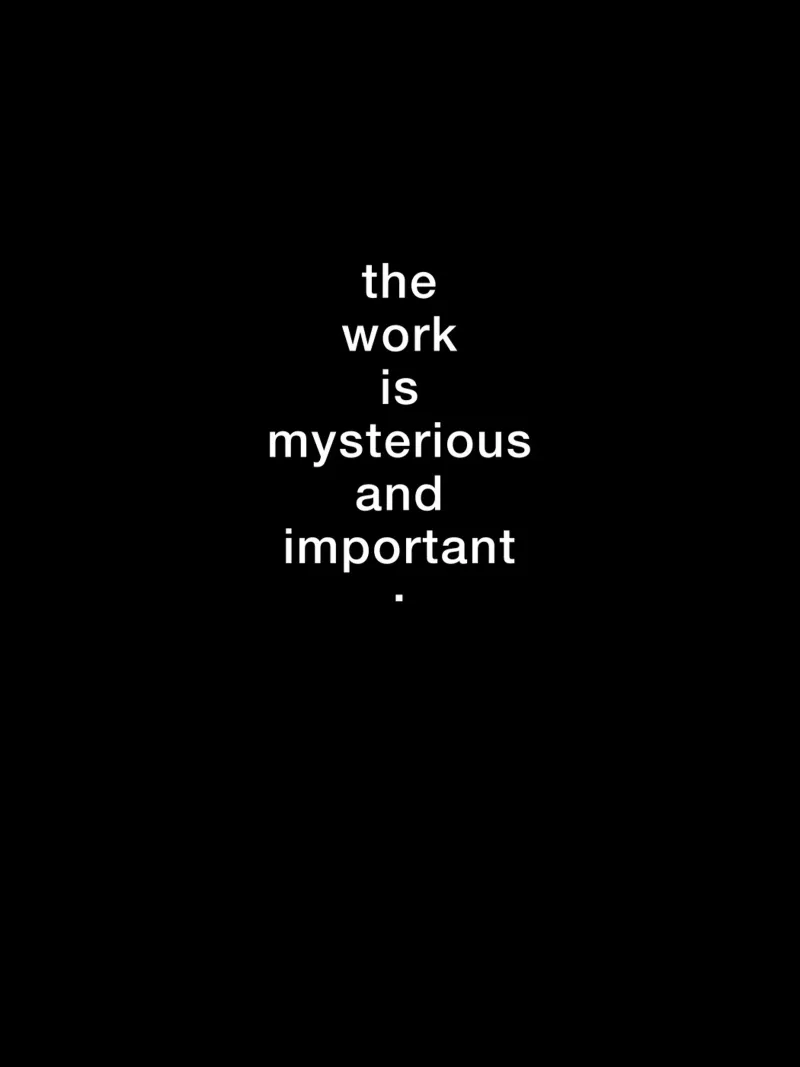 the work is mysterious poster da 7115