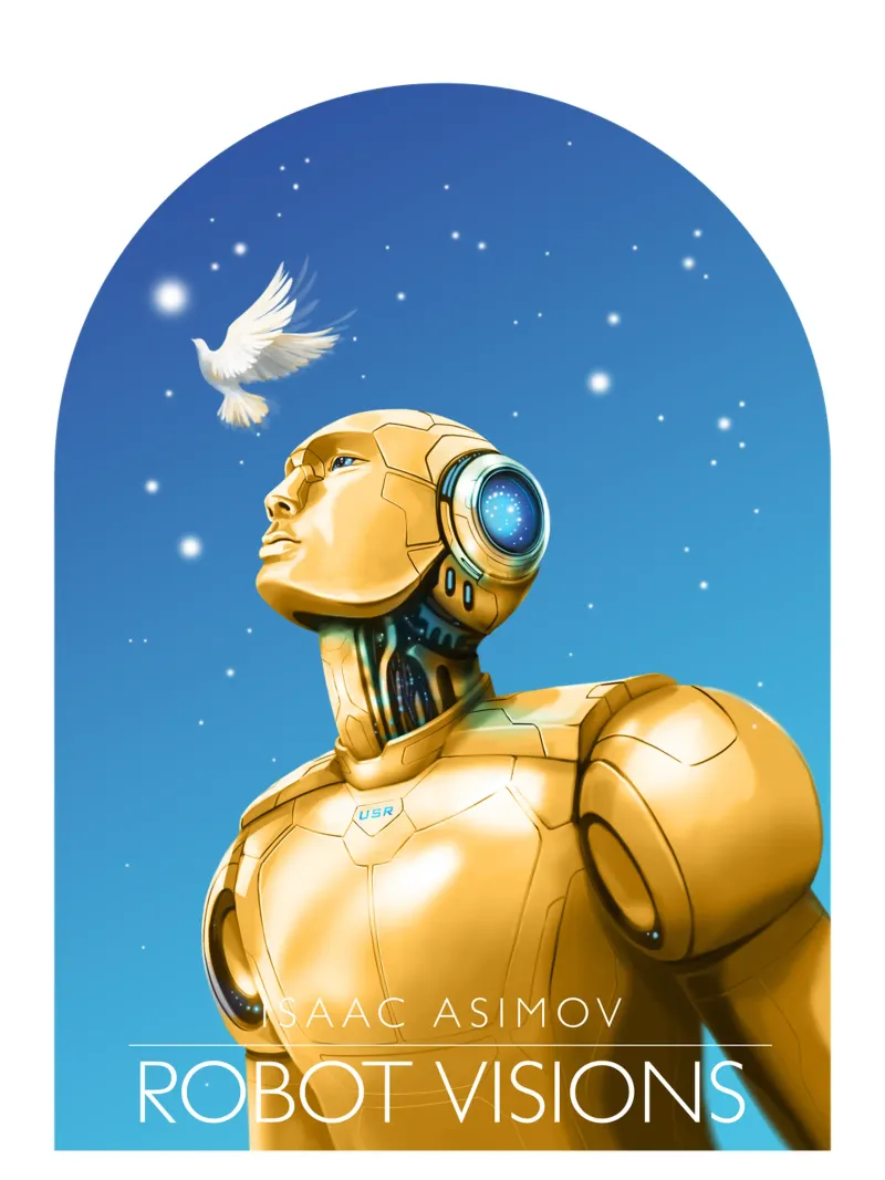 Asimov Robot Vision canvas with Floater frame by 7115