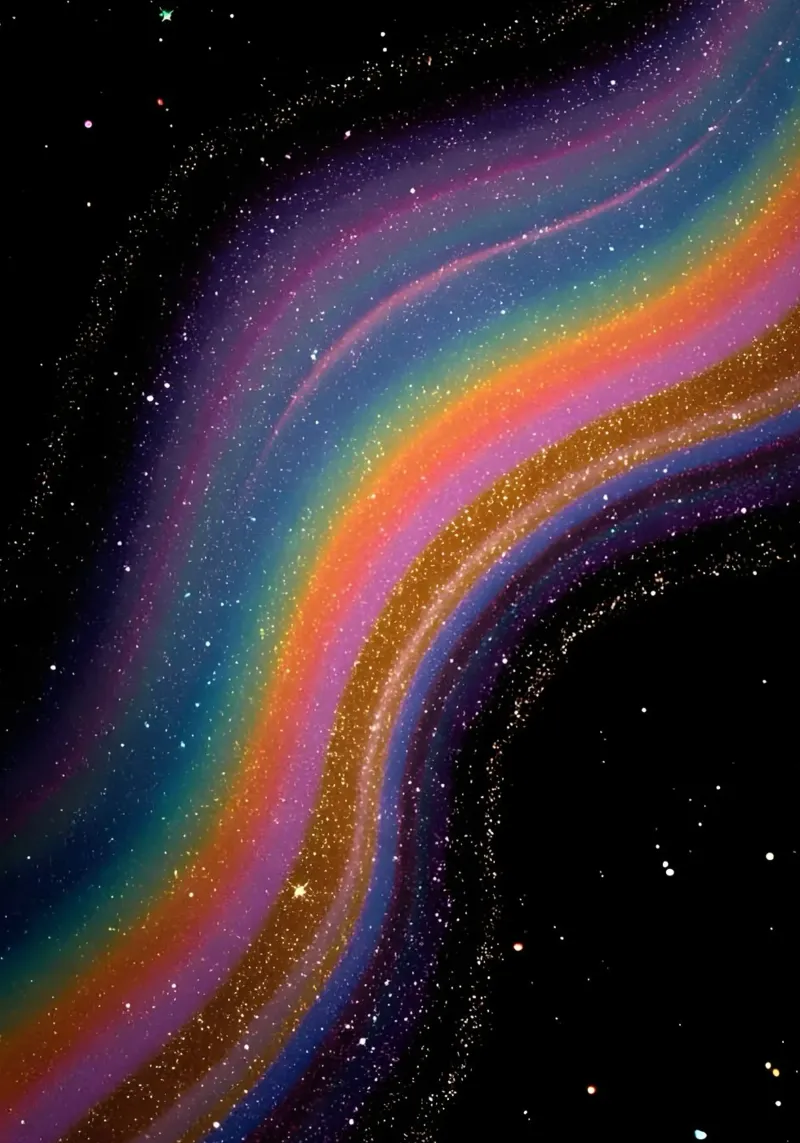 rainbow poster da Type & Tape