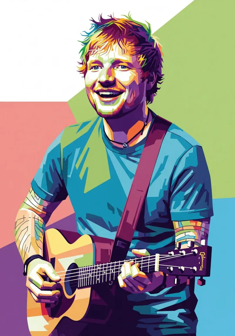 Ed Sheeran si esibisce poster da Hantamrata