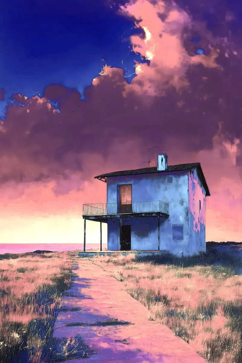 house in fairy poster con telaio in plastica da lifeline
