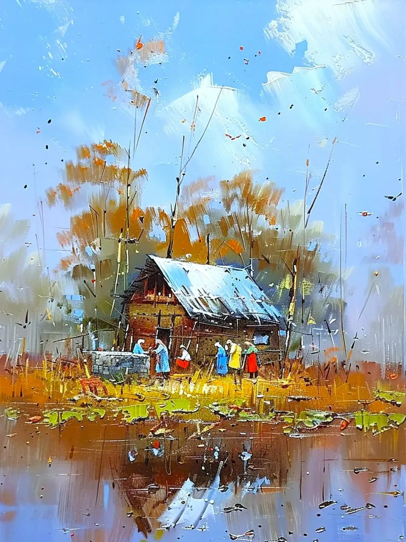 draw art countryside poster da miracle