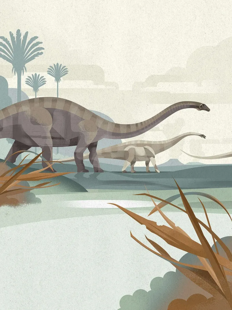 Diplodocus poster da David Jackson