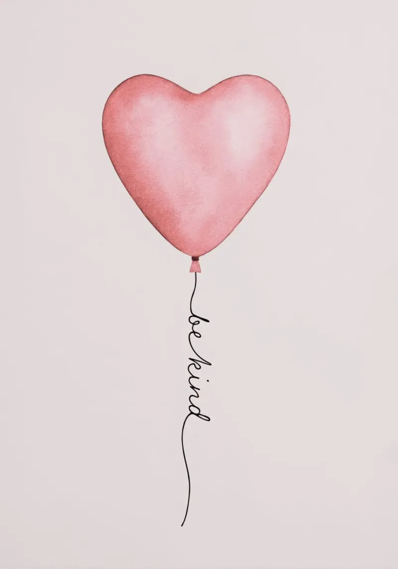 Palloncino Be Kind poster da Panait Ivascu