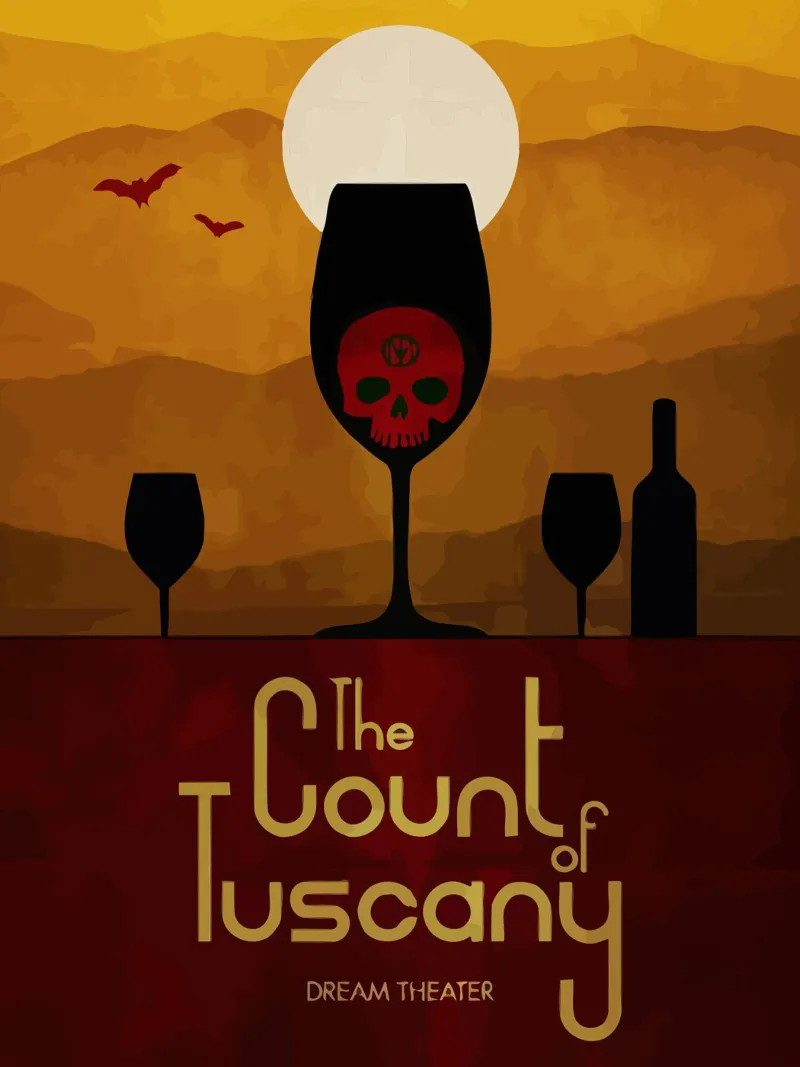 Dream Theater The Count of Tuscany poster da Dumery Art