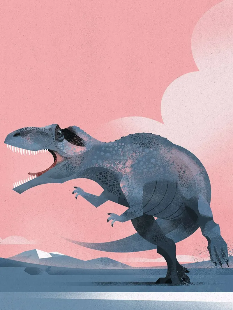 Gigantosauro poster da David Jackson