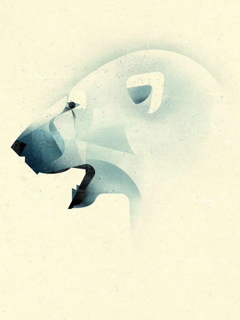 Orsetto di ghiaccio poster da David Jackson