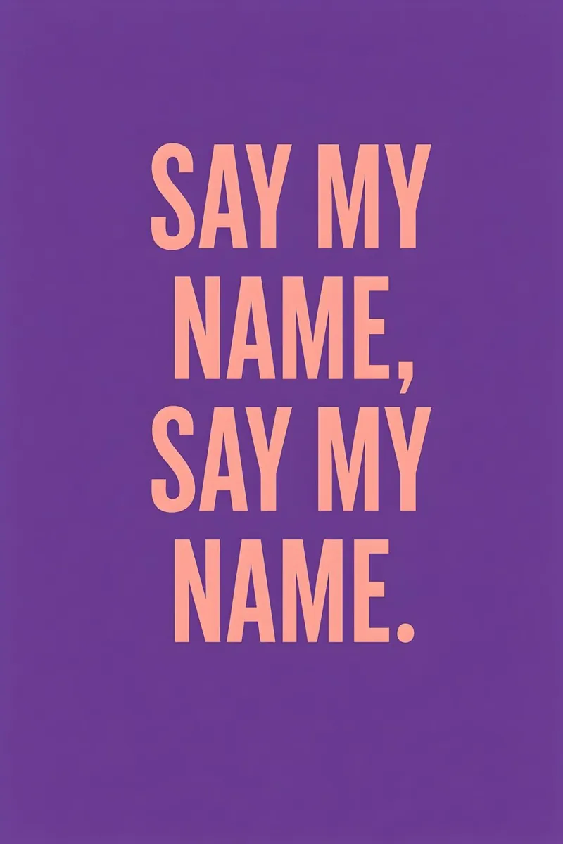 2000er R&B Poster - Girlgroup Citation comme Typo-Print poster avec cadre en aluminium de QuooodZ by MooodzArt