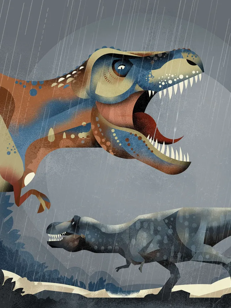 Tirannosauro Rex poster da David Jackson