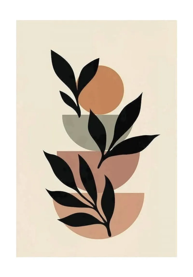 shape curve circle poster da throme