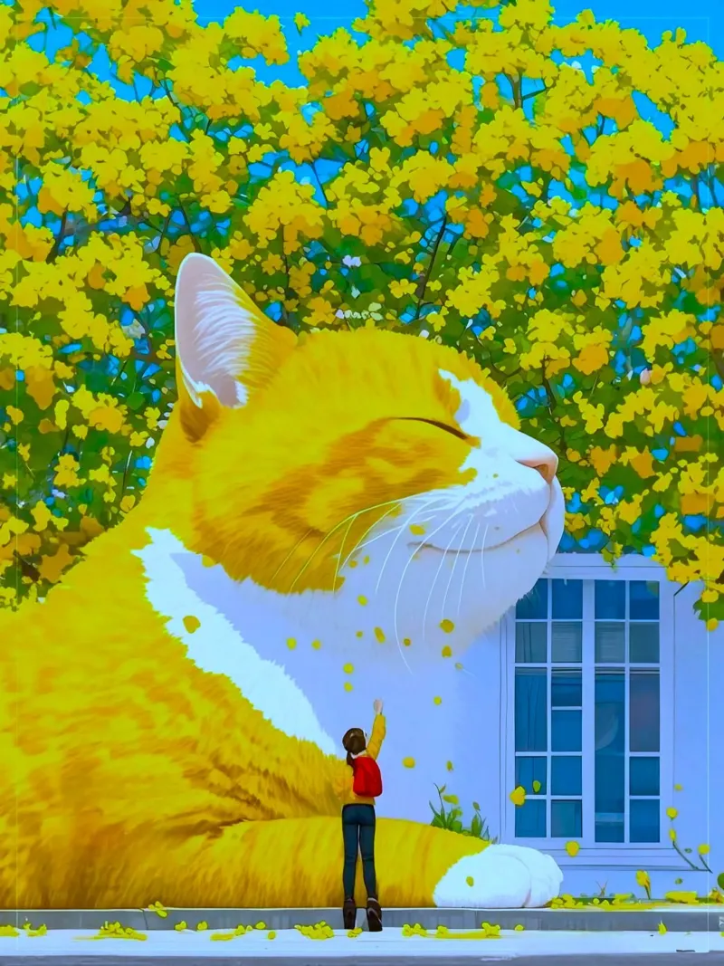 cat on the house pellicola backlit da Good days