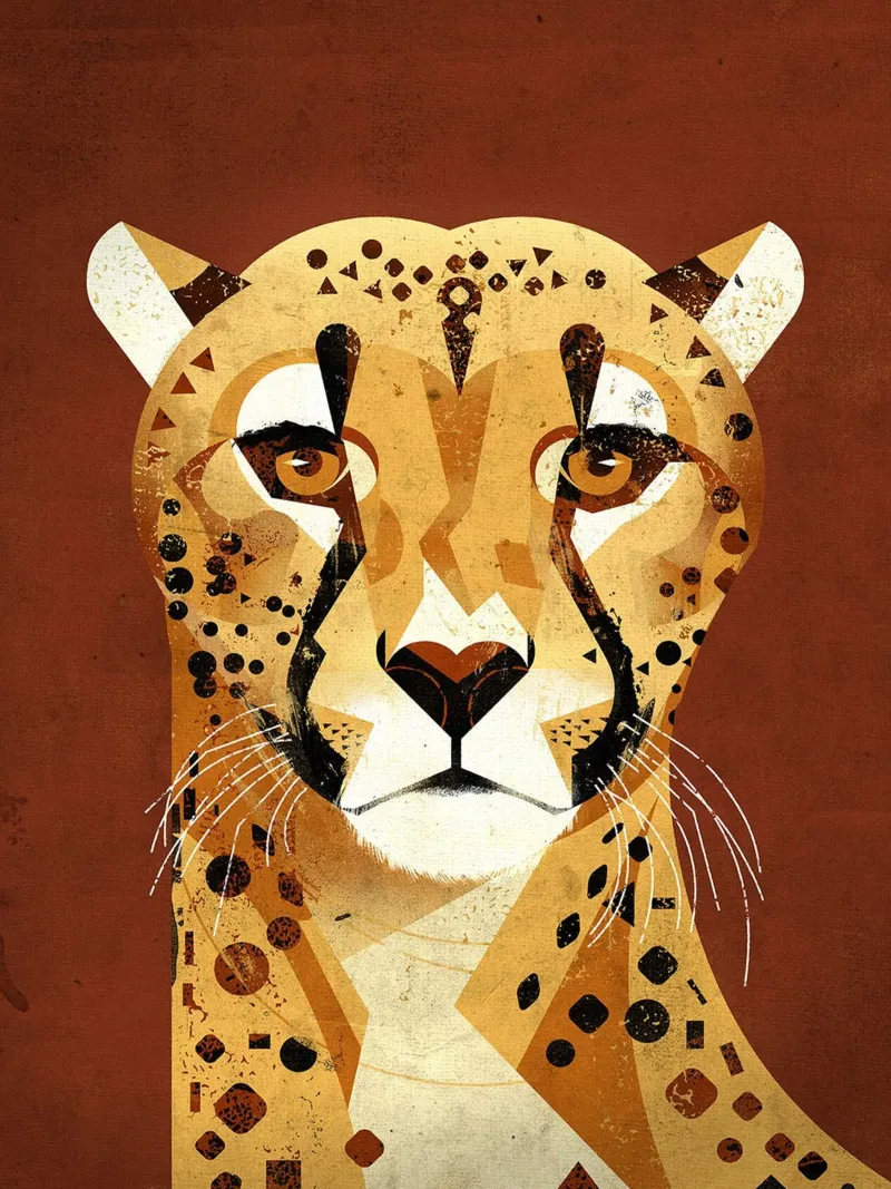 Ghepardo di Dieter Braun poster da David Jackson