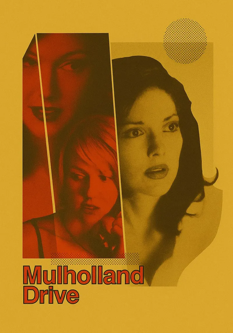 poster del film mulholland drive disegno tela con Cornice a cassetta da groogoals
