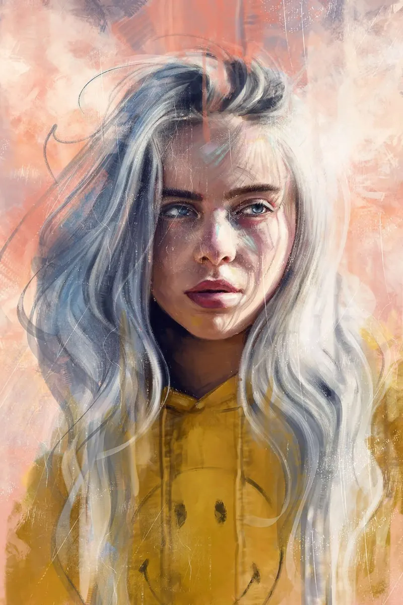 Billie Eilish poster da Oscar Frazier