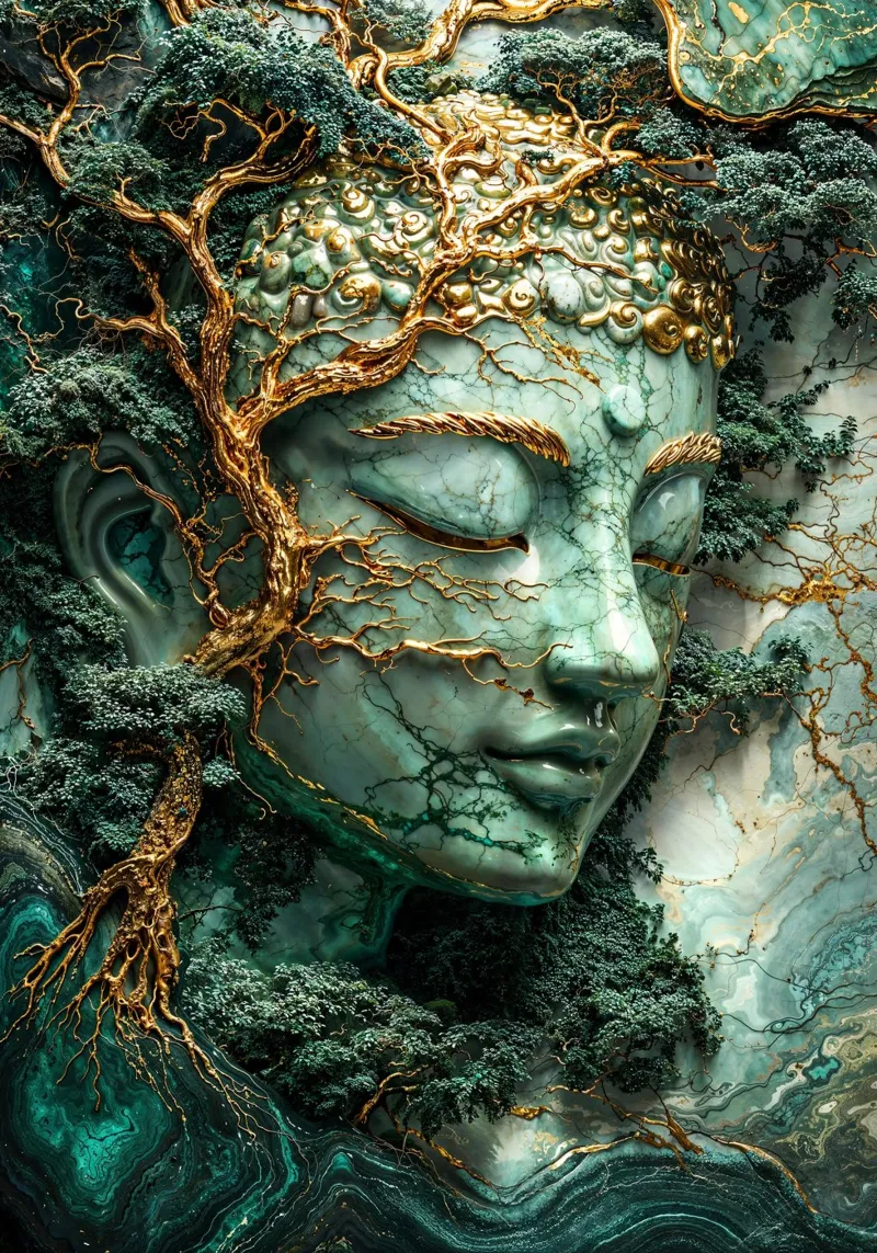 Enlightenment Through Nature poster da Pixaverse