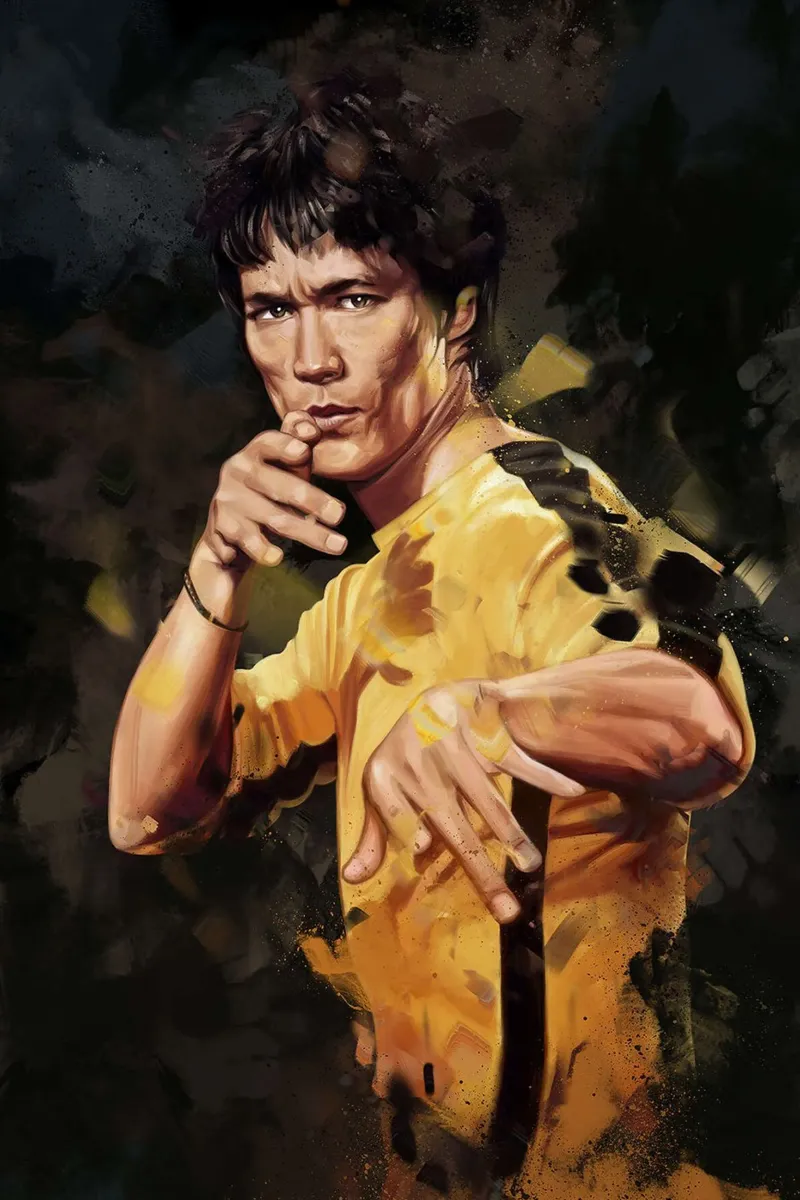 Bruce Lee di Dmitry Belov poster da Oscar Frazier
