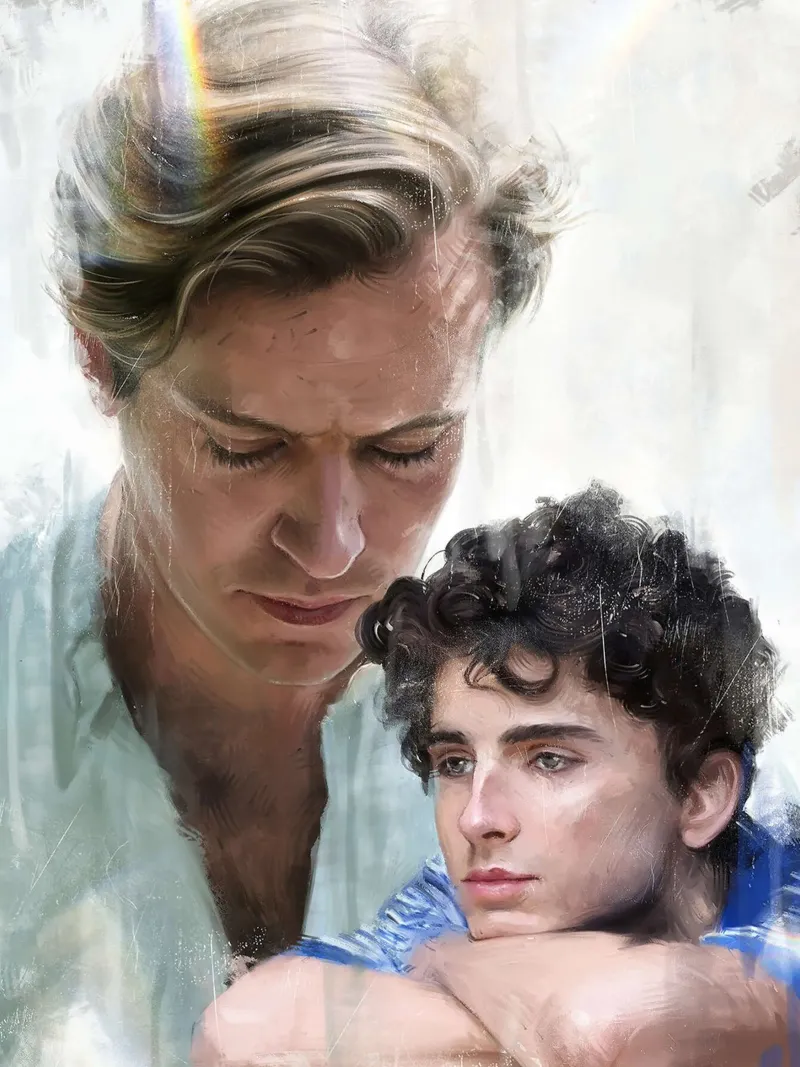 Call Me by Your Name canvas with Floater frame by Oscar Frazier
