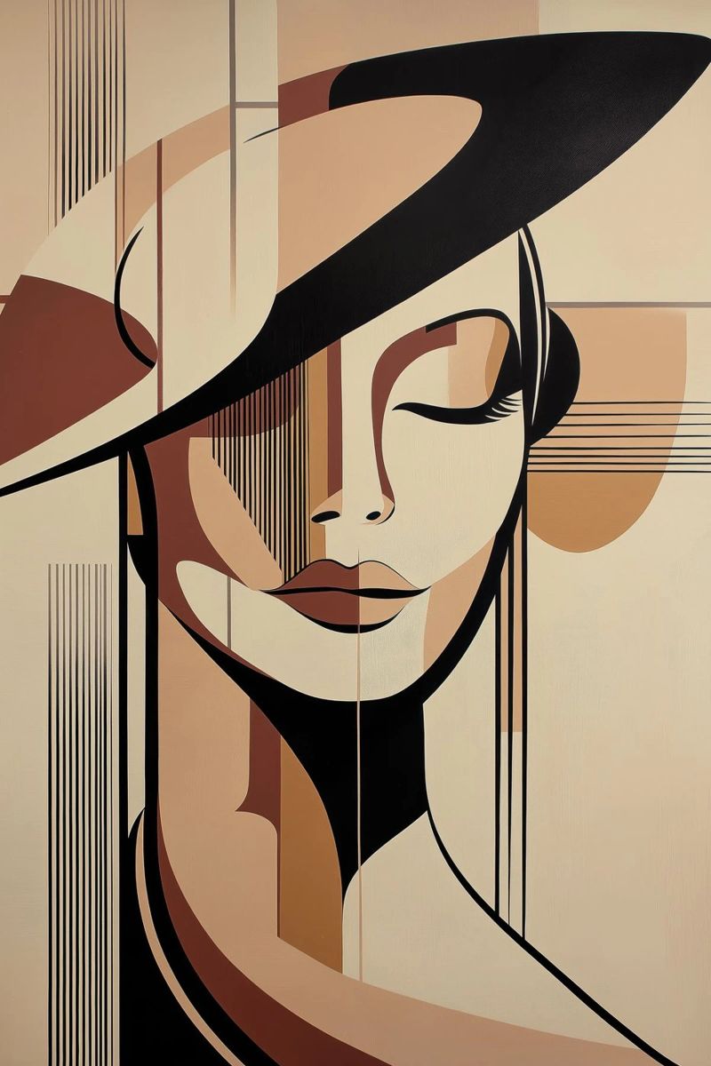 Abstract woman poster by Imagine