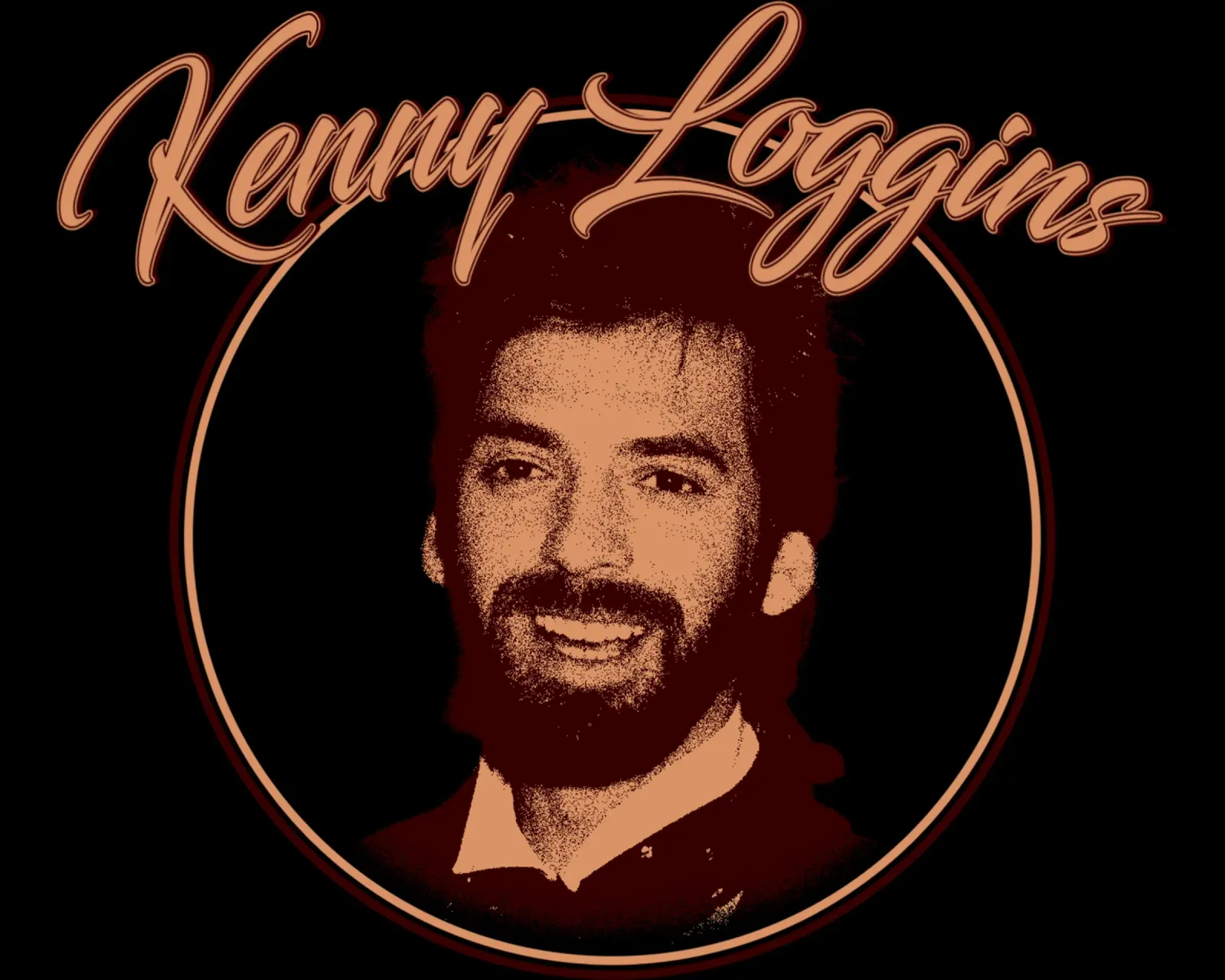 Scherenschnitt-Rock Kenny Loggins Poster von mannys_artt