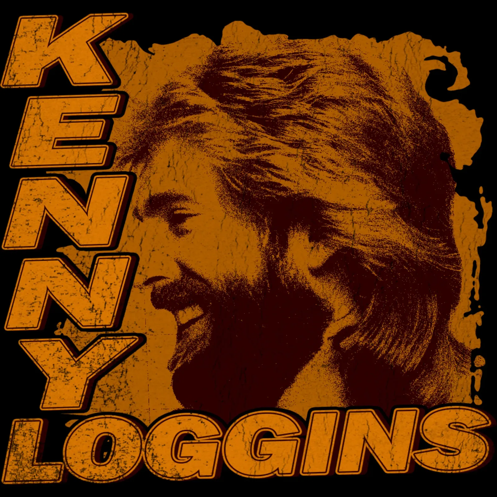 Scherenschnitt-Rock Kenny Loggins Poster von mannys_artt